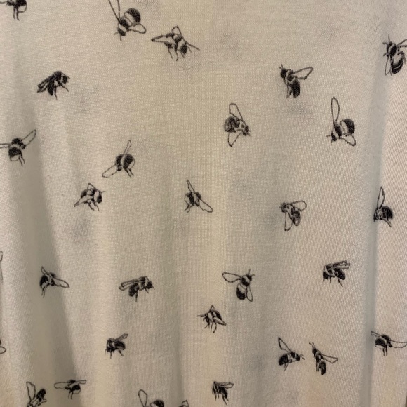 J. Crew Tippi Embellished Bee Print Wool Sweater SMALL - Picture 7 of 14